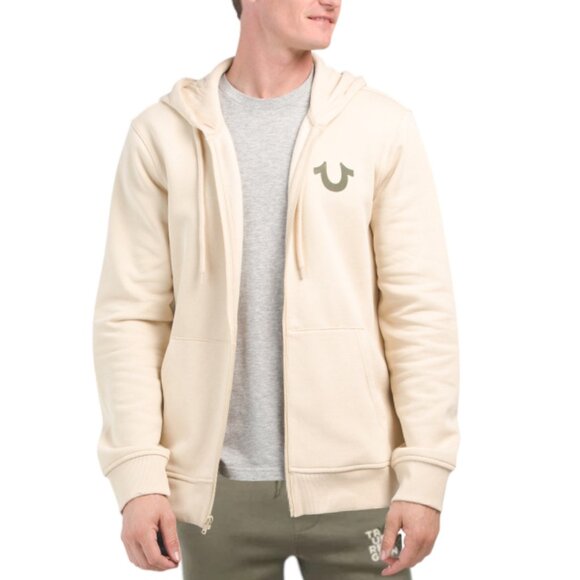 True Religion Men's Matching Sweatsuit Size M Fleece 2 PC Tracksuit Outfit NWT - Picture 2 of 8